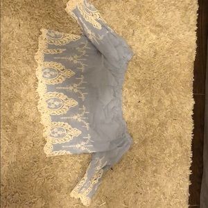 Off the shoulder blouse